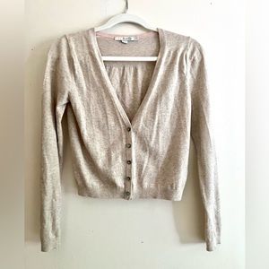 Boden Cropped Cardigan – oatmeal size XS NWOT